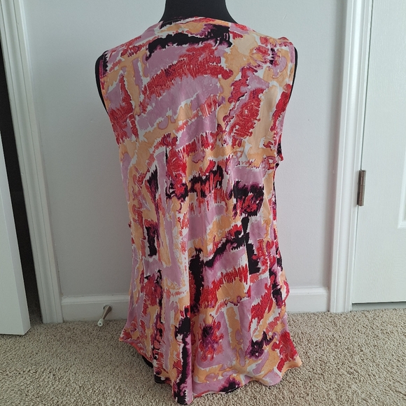 Daisy Fuentes Ruffled Sleeveless Blouse - Picture 2 of 3